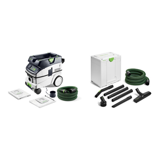 Set Festool Absaugmobil CLEANTEC CTM 26 EI AC+Reinigungsset RS-HW D 36-Plus