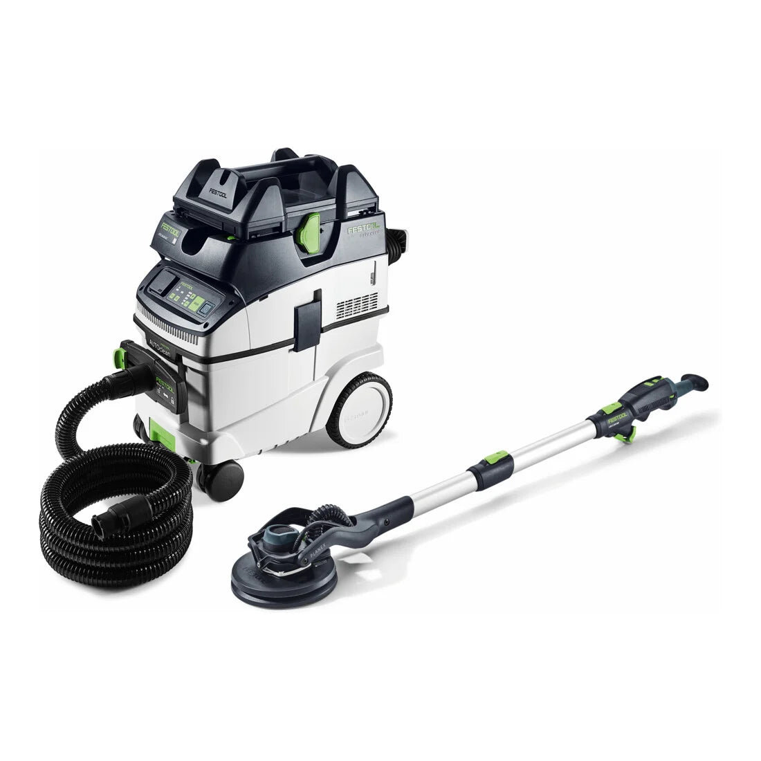 Festool Set ponceuse à long col et aspirateur PLANEX LHS 2 225 EQI/CTL 36