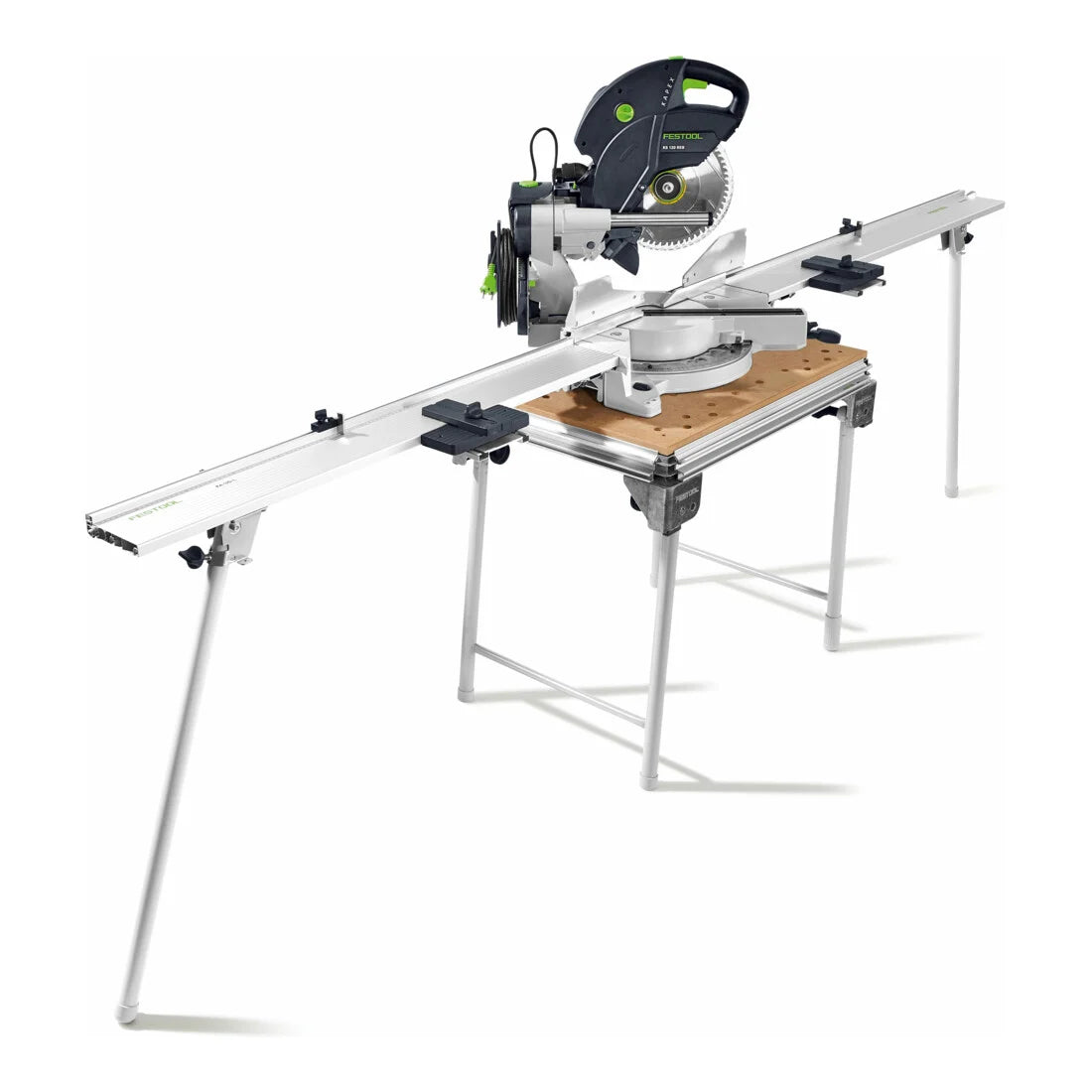 Scie à onglets radiale Festool KS 120 REB-Set-MFT KAPEX