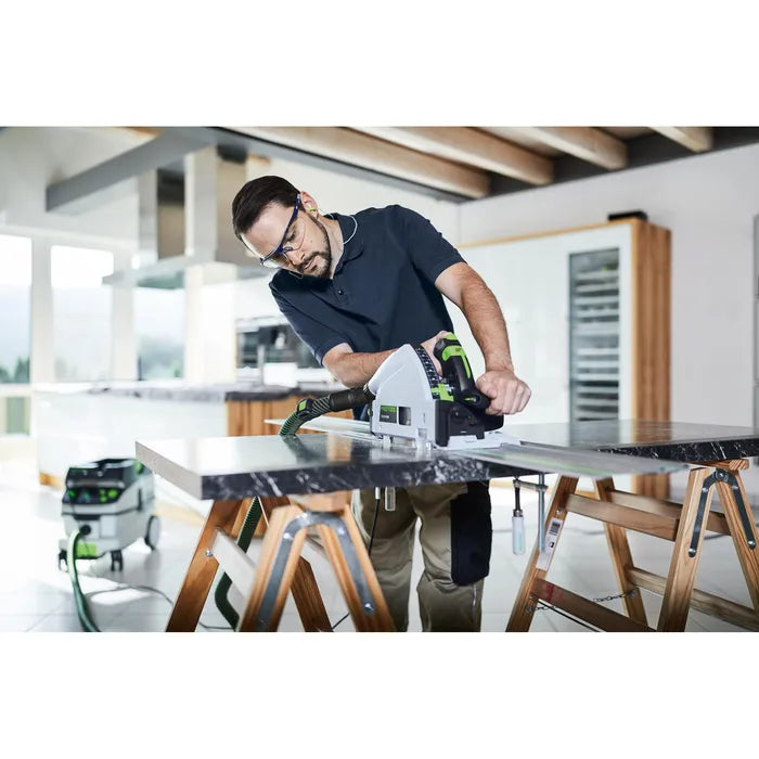 Tauchsäge Festool TS 55 FEBQ-Plus, Handkreissäge 1200 W, Schnittleistung bis 55mm, mit Koffer