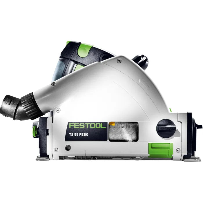 Tauchsäge Festool TS 55 FEBQ-Plus, Handkreissäge 1200 W, Schnittleistung bis 55mm, mit Koffer