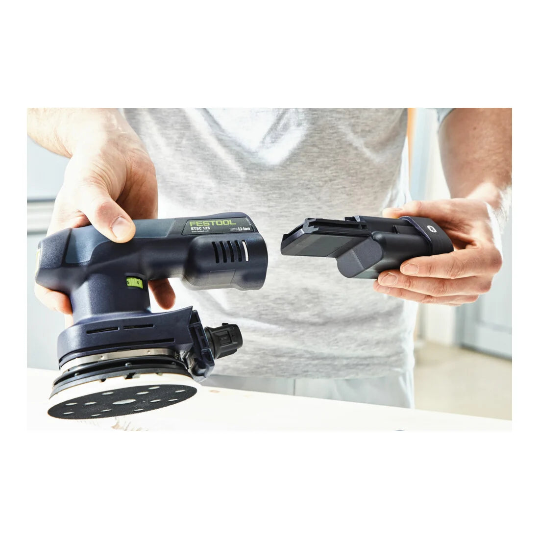 Festool Ponceuse excentrique sans fil ETSC 125 3,0 I-Set