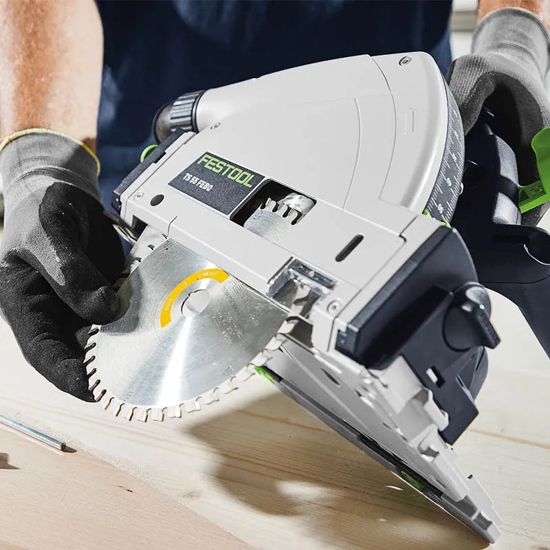 Festool - Scie plongeante TS 55 FEBQ-Plus-FS avec lame de scie circulaire Wood Fine WD42 et un rail de guidage FS 1400/2 - 577010