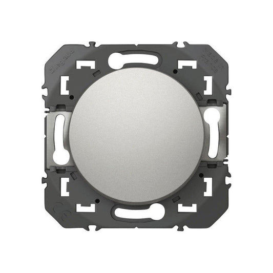 Interrupteur Dooxie 10A - va-et-vient - aluminium LEGRAND