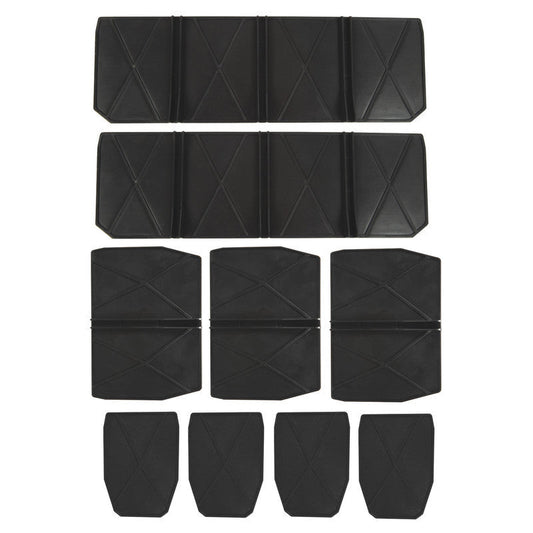 Kit de casiers en plastique pour coffrets E-CASE EINHELL 4540012 9 pièces
