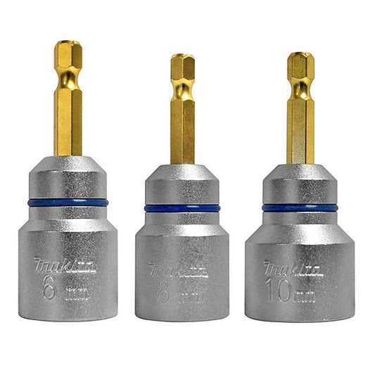 Lot de 3 douilles MAKITA B-42999 pour tiges filetées