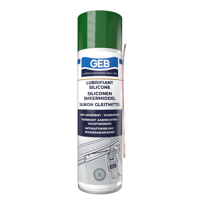 Lubrifiant anti-adhérent GEB 100% silicone aérosol 650 500 ml
