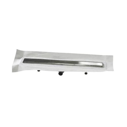 Caniveau de sol à maconner MARMOX acier inox - siphon ultra plat horizontal