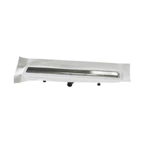 Caniveau de sol à maconner MARMOX acier inox - siphon ultra plat horizontal