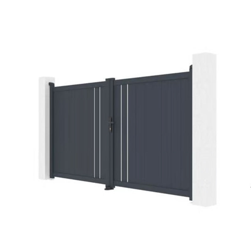 Portail aluminium Oregon Battant 400x180cm