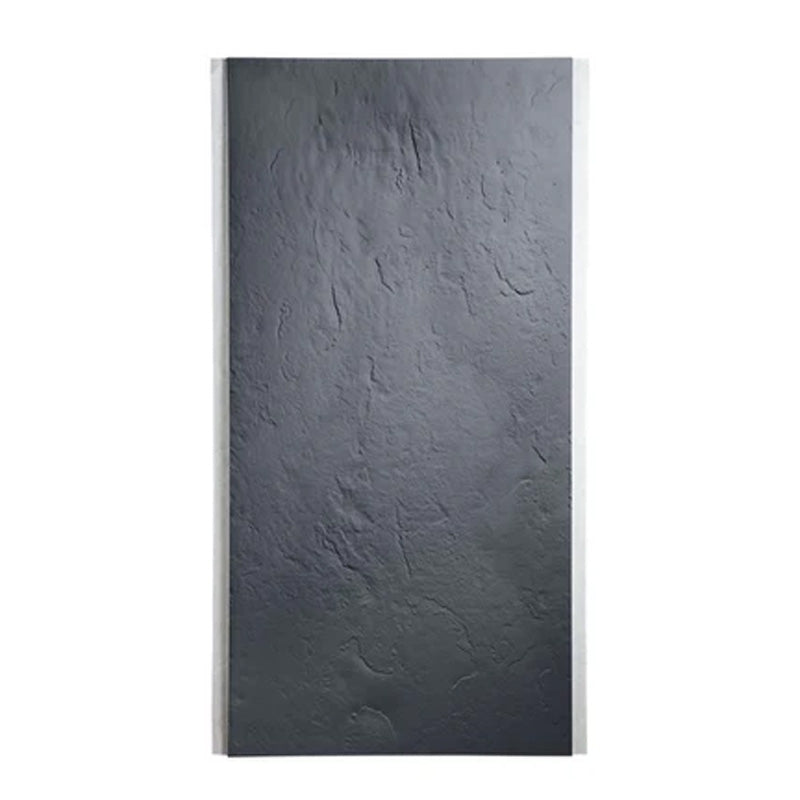Panneau d'habillage mural MARMOX résine imitation ardoise couleur gris ardoise