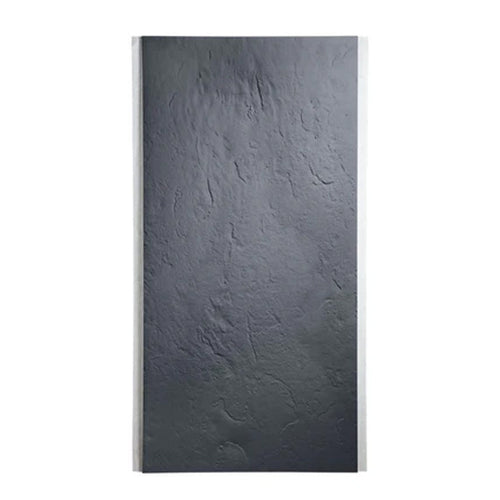 Panneau d'habillage mural MARMOX résine imitation ardoise couleur gris ardoise