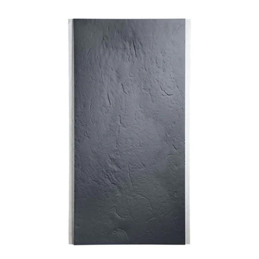 Panneau d'habillage mural MARMOX résine imitation ardoise couleur gris ardoise
