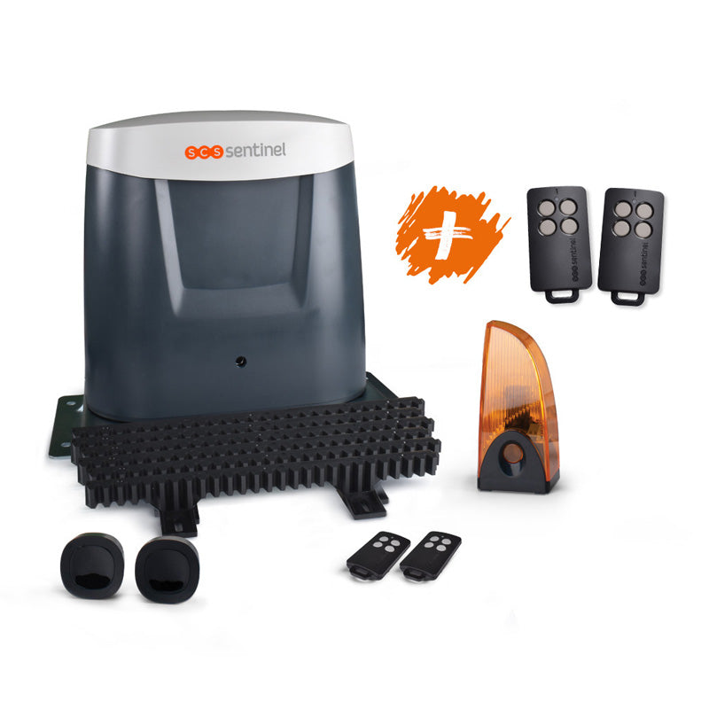 Motorisation 24V à crémaillères pour portail coulissant OpenGate 3