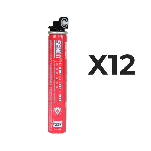 Pack de 12 Cartouche de gaz SENCO PC1308P 40gr pour cloueur agrafeuse