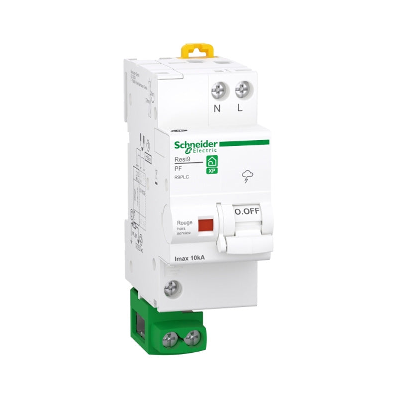 Parafoudre SCHNEIDER R9PLC 10kA type 2 230V 1P+N Resi9 XP