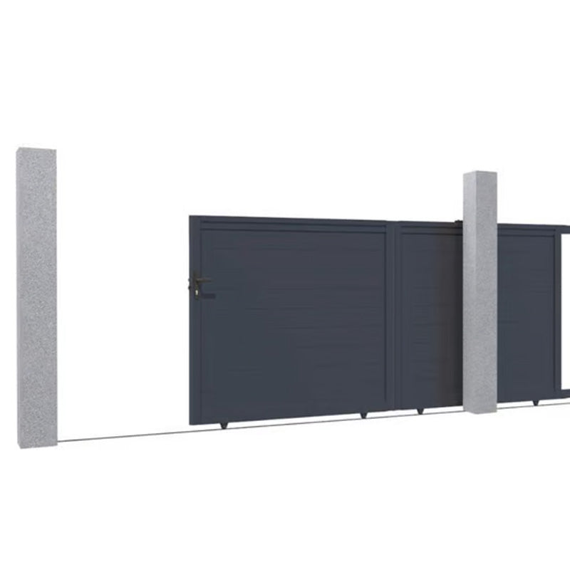Portail aluminium coulissant Michigan 300x173cm
