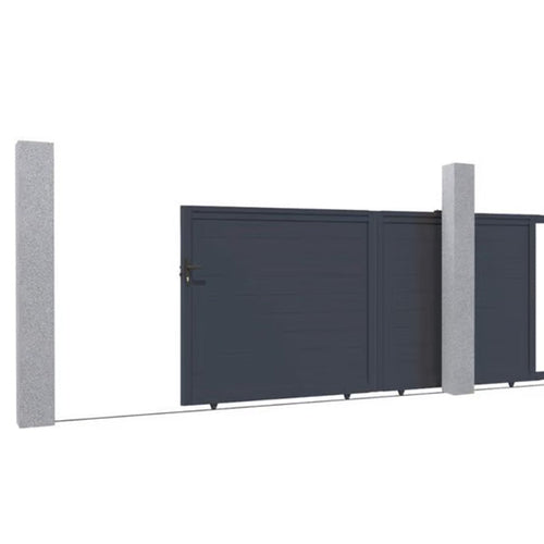 Portail aluminium coulissant Michigan 300x173cm
