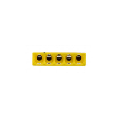 Pack de 50 bornes de connexion rapide à levier WAGO 5 entrées fil rigide - S2273