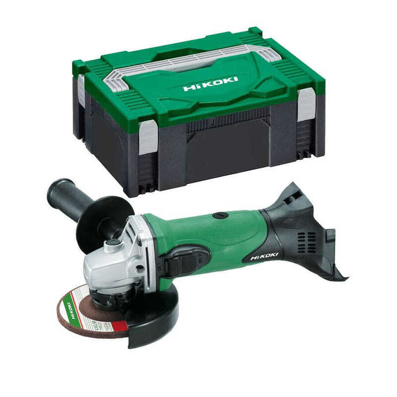 Meuleuse Ø125mm 18V (vendu sans batterie) Vitesse 9100tr/min  En coffret HitCase