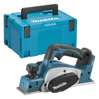 Rabot sans fil MAKITA DKP180ZJ 18 V 82 mm