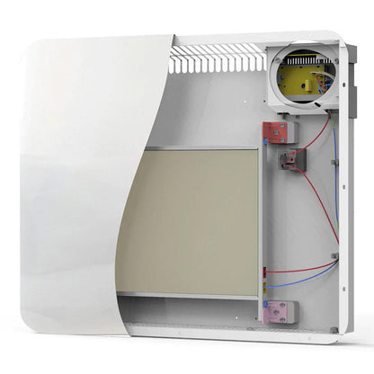 Radiateur électrique à inertie Deva 1000W WATTZ WZ1665 façade verre
