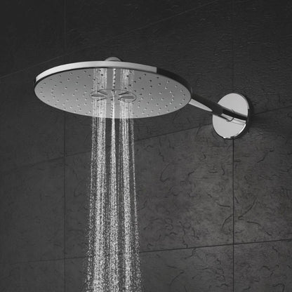 Set de douche GROHE 26477000 - tête RAINSHOWER SMARTACTIVE 310  + bras 14,2 cm + douchette 2 jets