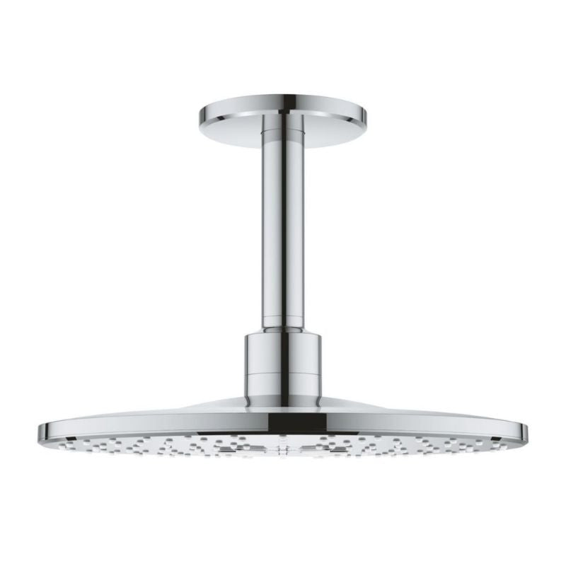 Set de douche GROHE 26477000 - tête RAINSHOWER SMARTACTIVE 310  + bras 14,2 cm + douchette 2 jets