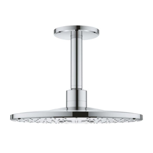 Set de douche GROHE 26477000 - tête RAINSHOWER SMARTACTIVE 310  + bras 14,2 cm + douchette 2 jets